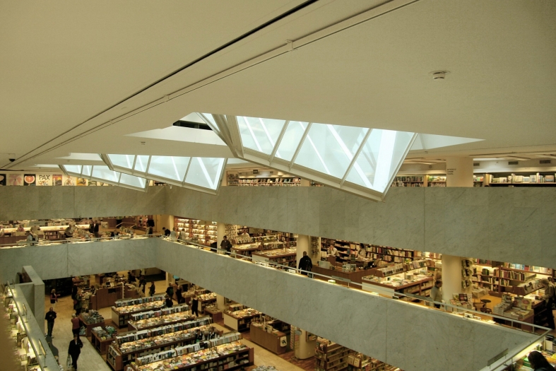 Academic Bookstore in Helsinki design by Alvar Aalto with Elissa Aalto