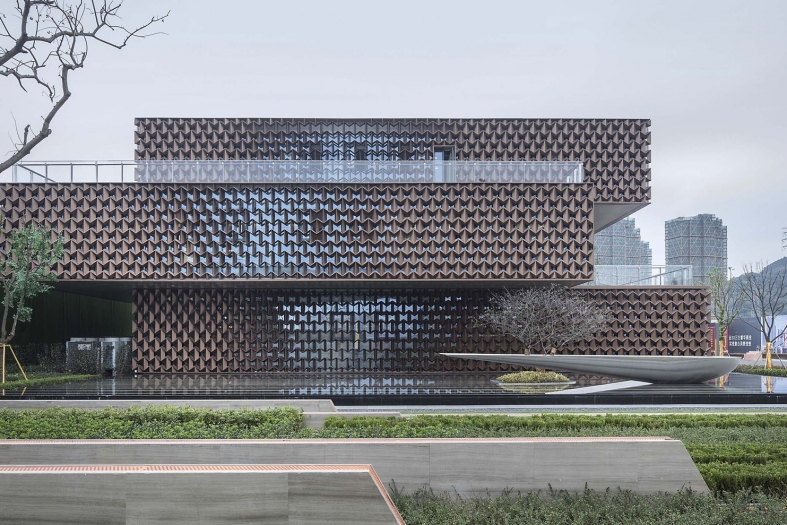 The Sales Center in Wenzhou TOD New Town design by NAN Architects