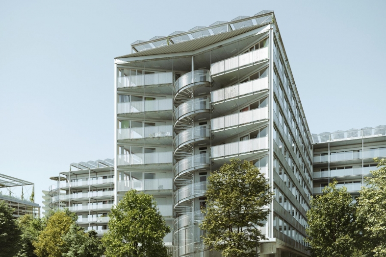 Campus Santé in Chavannes-près-Renens design by Jan Kinsbergen Ltd