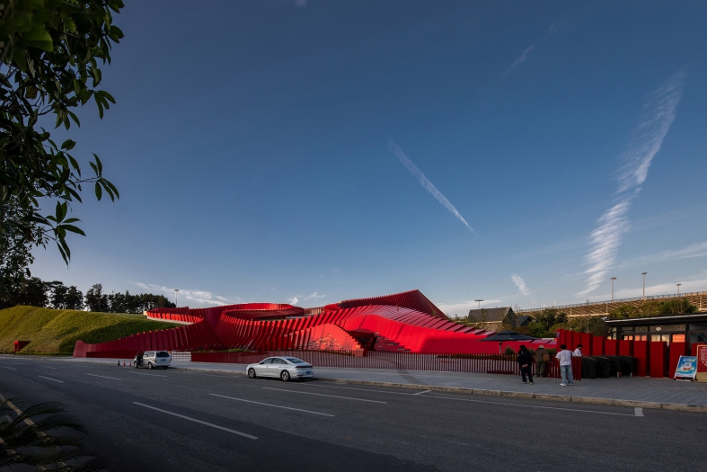 Long March Cultural Digital Art Museum design by China IPPR #architecture