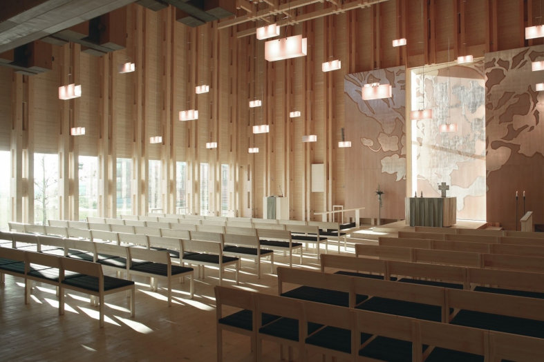 Viikki Church design by JKMM Architects