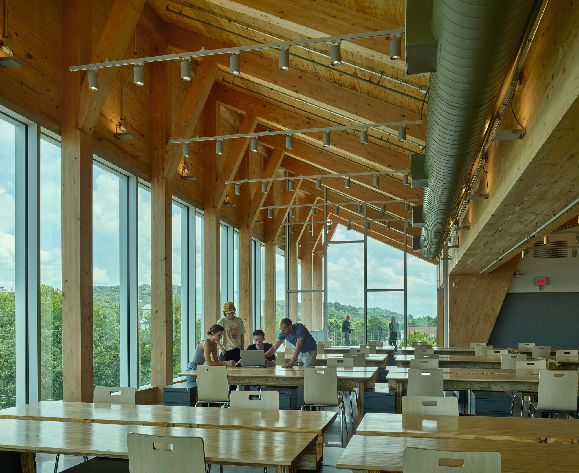 Anthony Timberlands Center for Design & Material Innovation design by Grafton Architects . Modus Studio