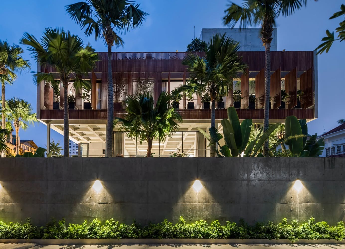 Bunker House  design by Nha Dan Architects