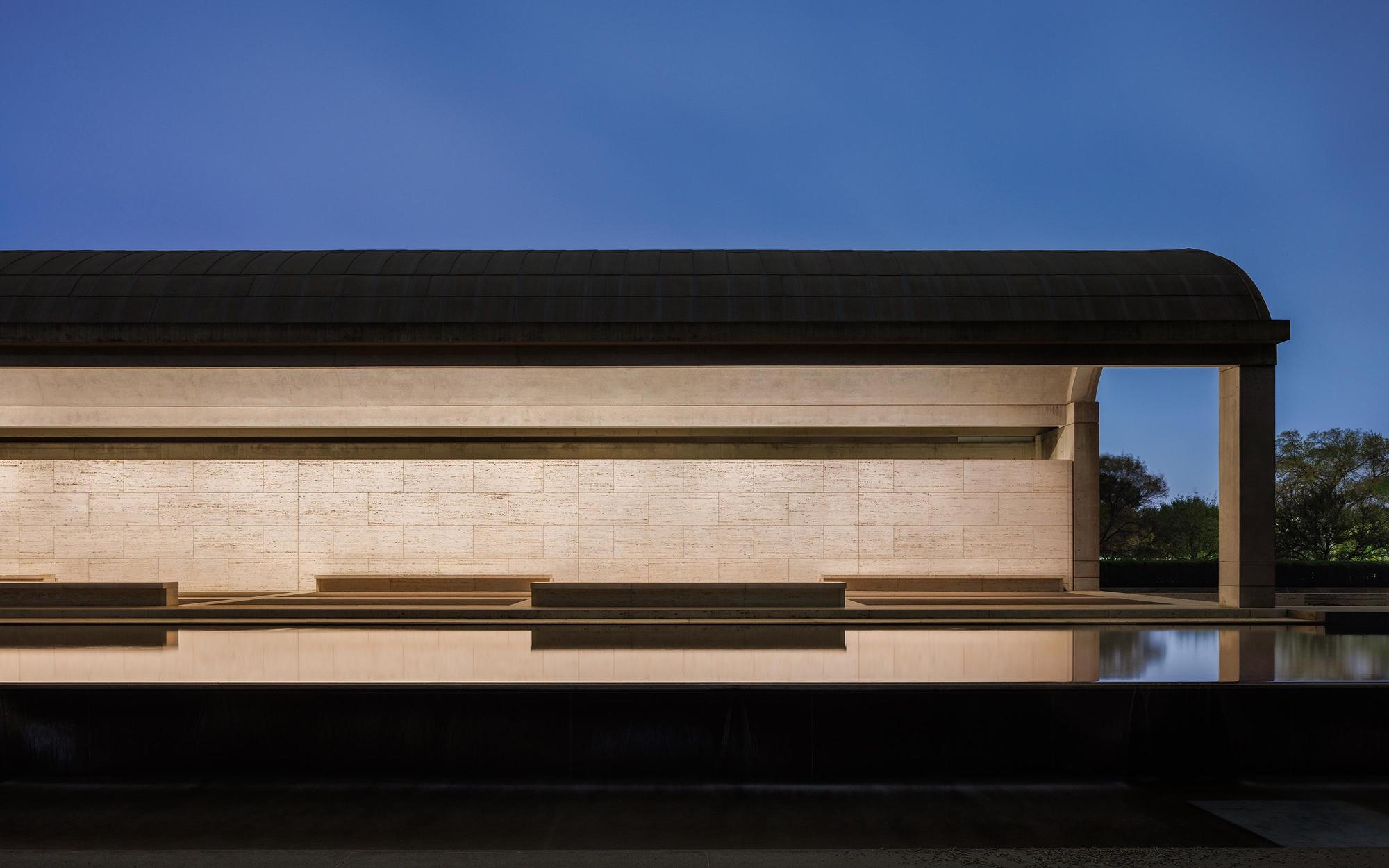 Kimbell Art Museum design by Louis Kahn Architects