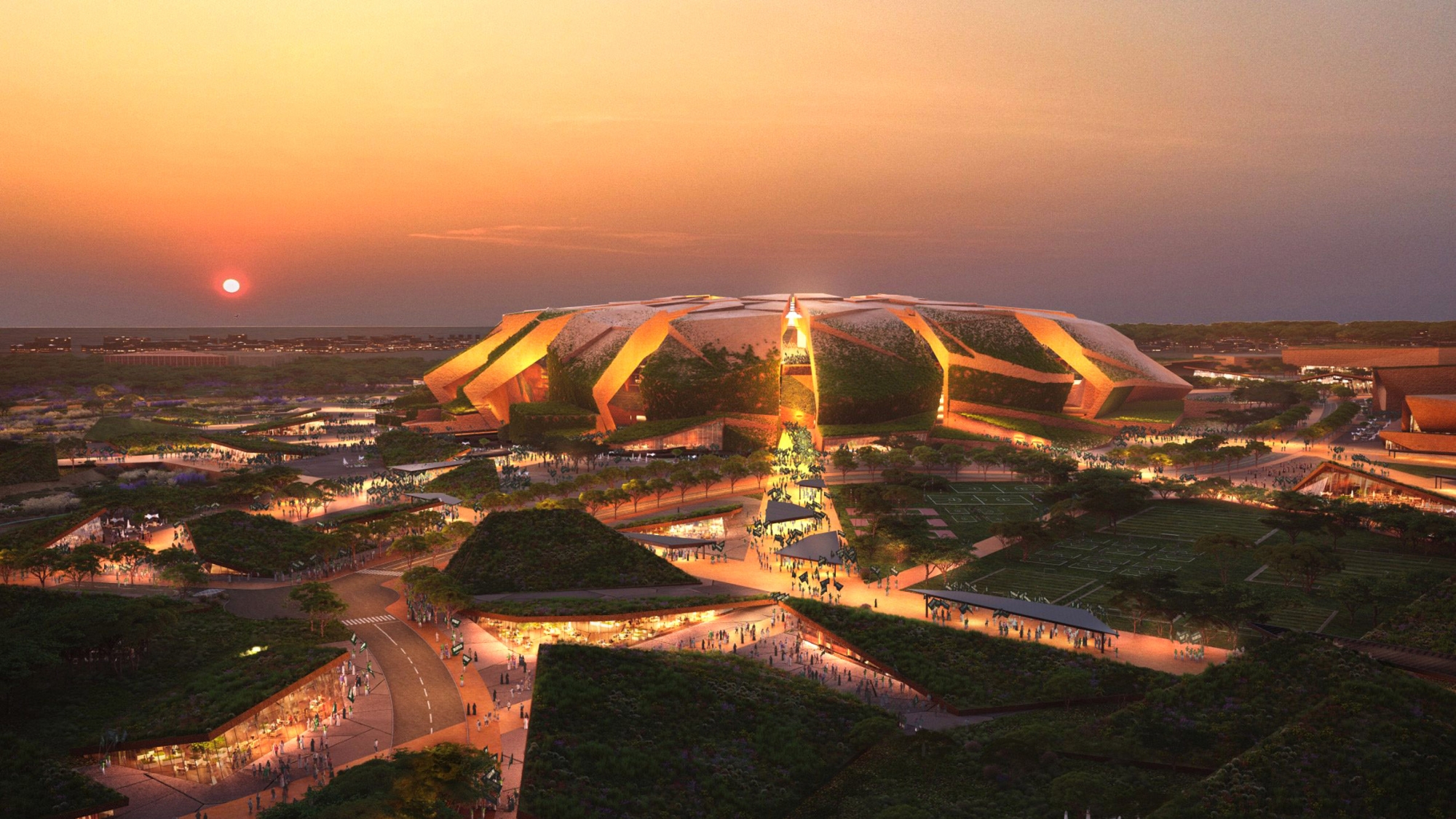King Salman Stadium design by Populous