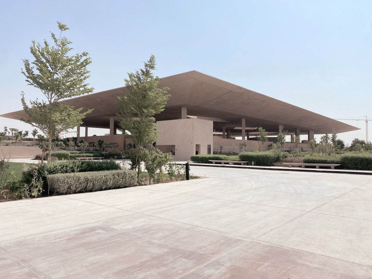 King Salman Park Visitor Centre design by Adjaye Associates #architecture