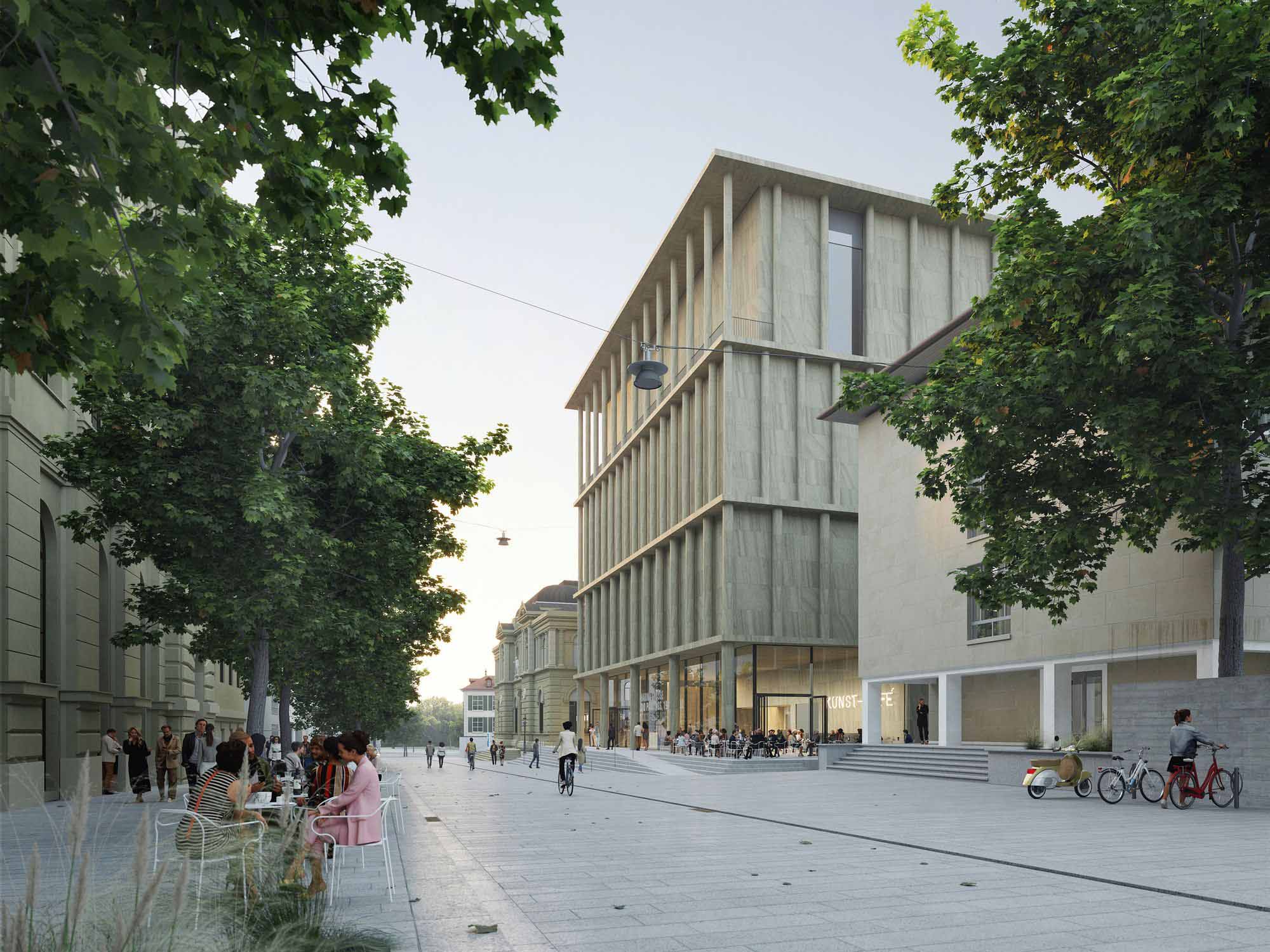 New Kunstmuseum Bern design by Tham & Videgård . Büro B