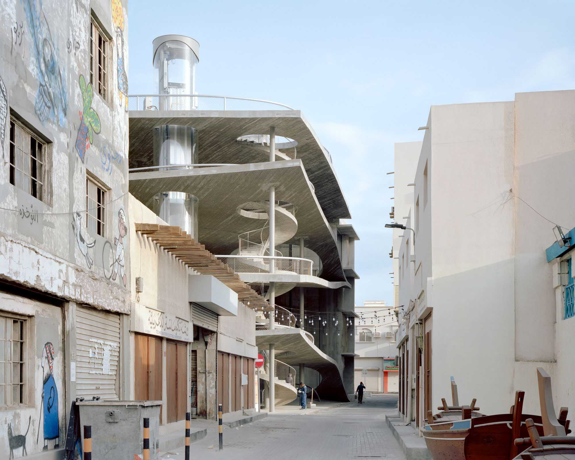 Bahrain Car Park for the Pearl Path Plot A design by Christian Kerez #architecture