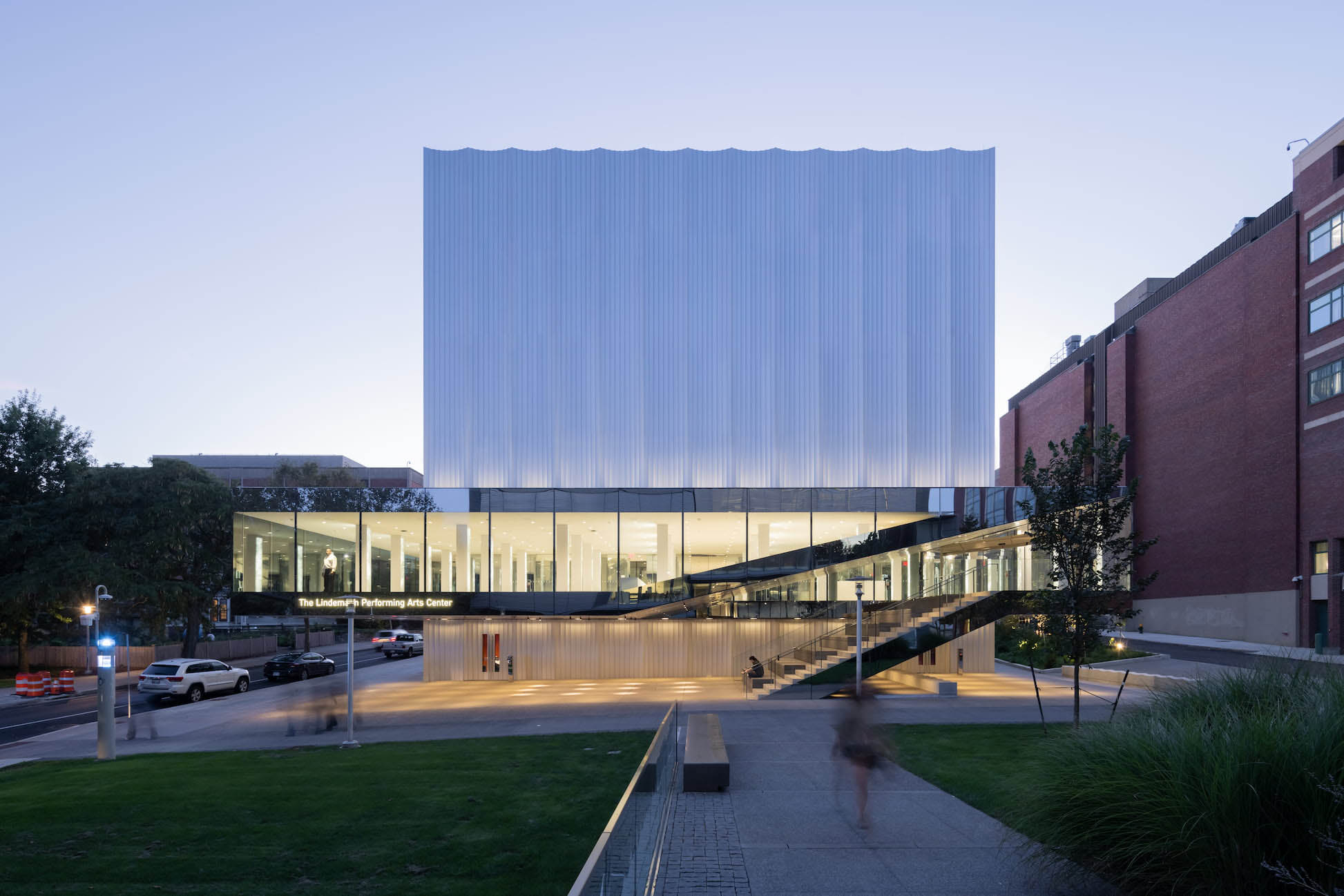 The Lindemann Performing Arts Center design by REX