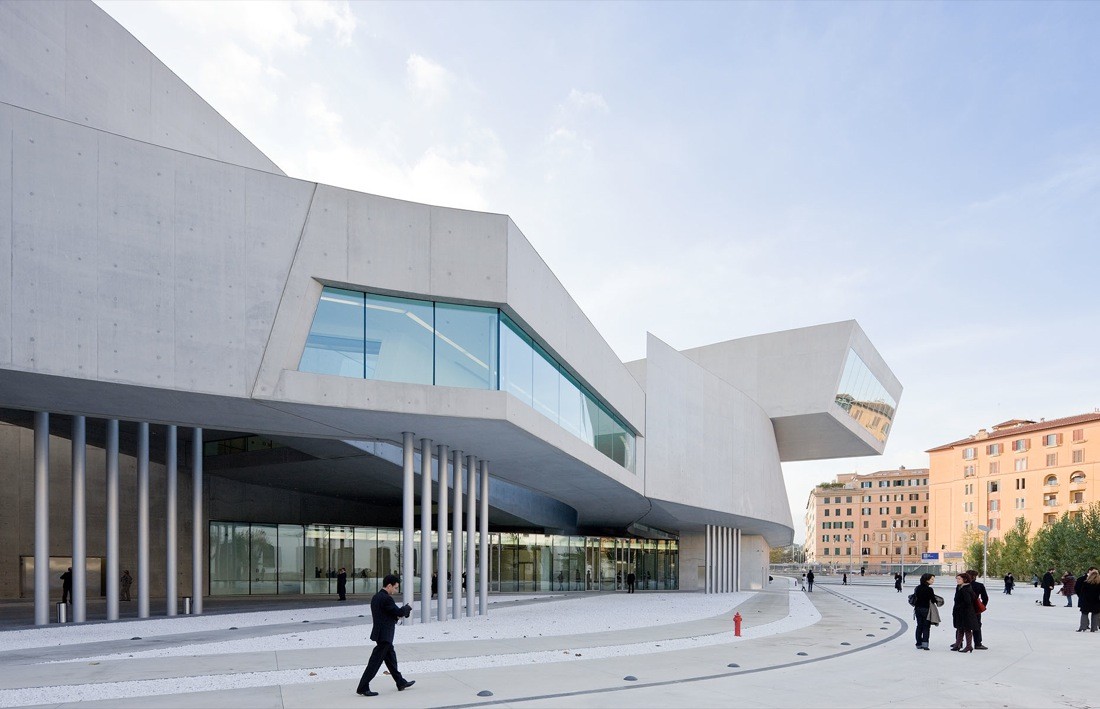 MAXXI Museum design by Zaha Hadid Architects #architecture