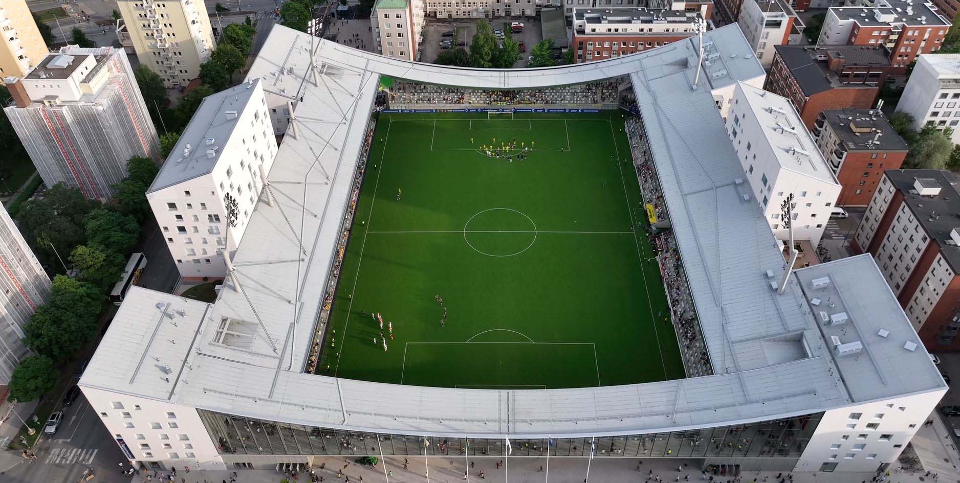 Tammela Stadium design by JKMM Architects