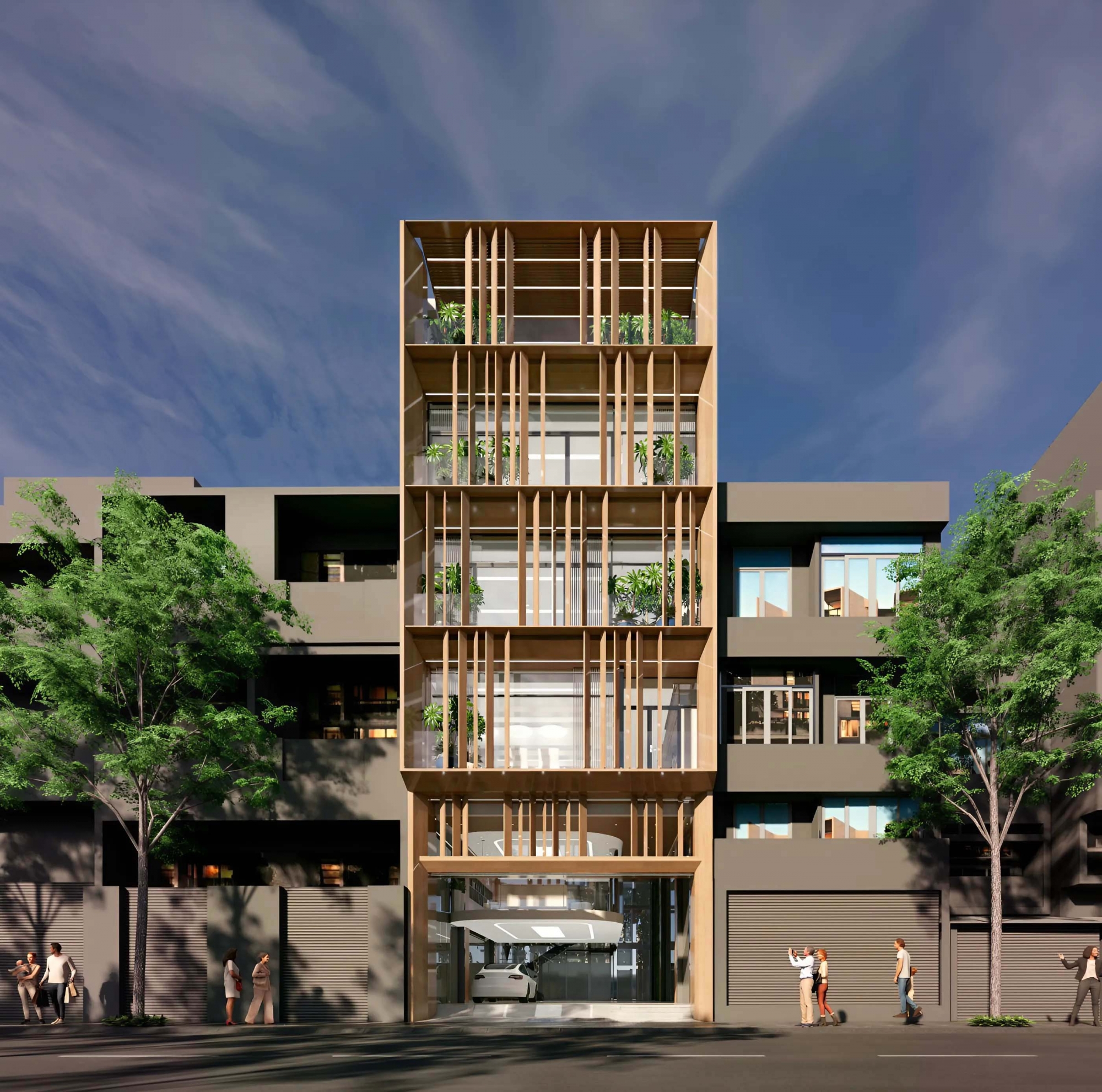 Phu Thanh Office Building design by DATAA