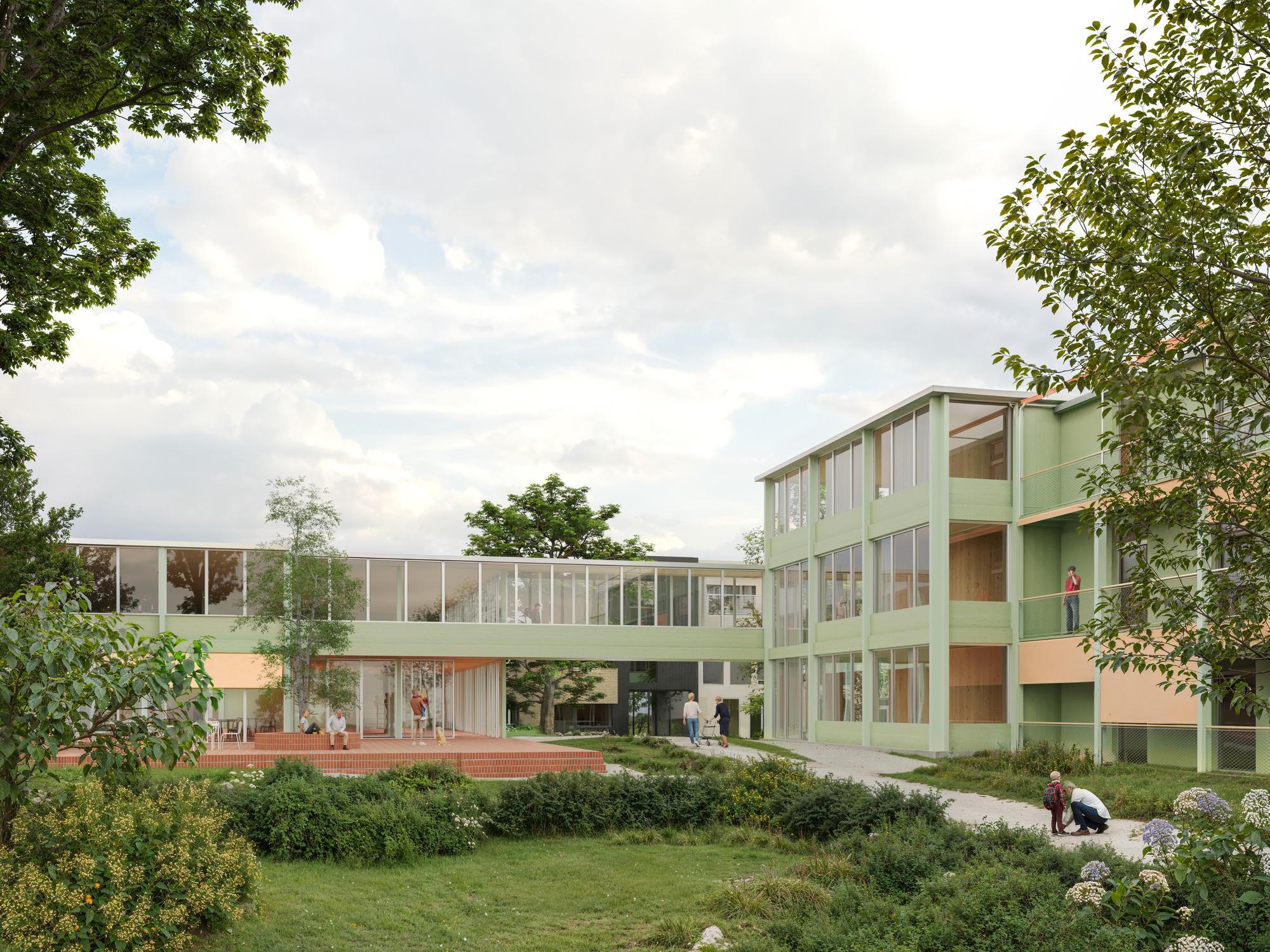Residential care center design by Cierto Estudio, League studio 