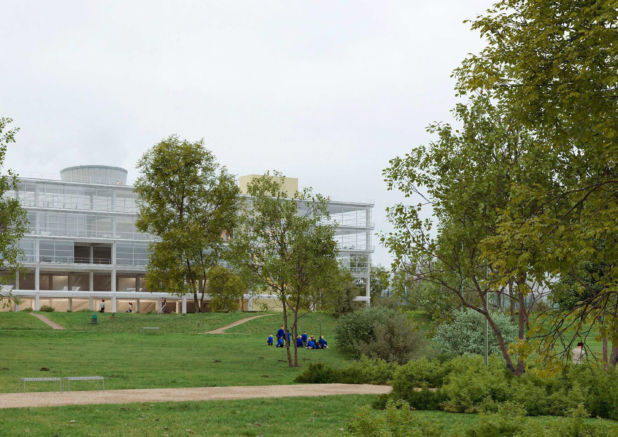 Union Saint-Gilloise stadium design by Arrhov Frick