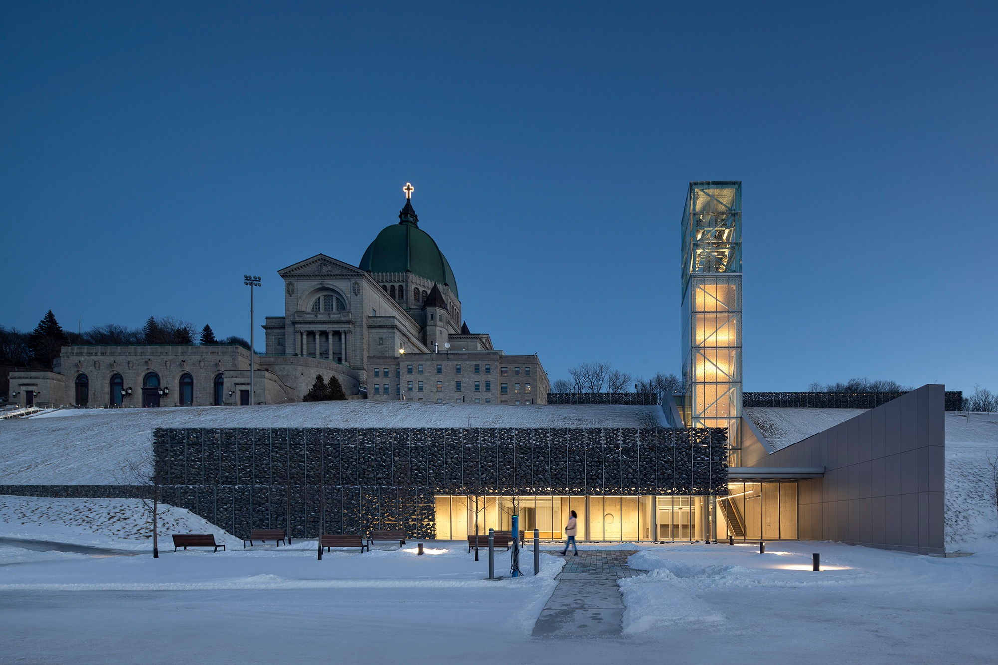 Welcome Pavilion at Saint Joseph’s Oratory design by Lemay